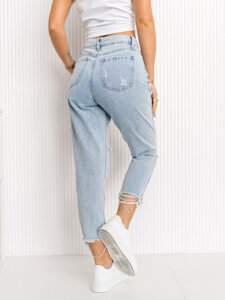 Bolf Damen Jeanshose mom fit Blau  WL2100