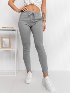 Bolf Damen Jeggings aus Denim Jeggings Grau  S108