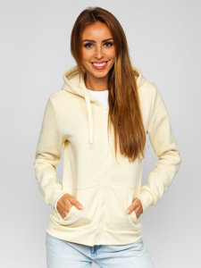 Bolf Damen Kapuzenpullover Ecru  W03B