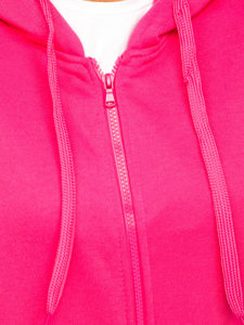 Bolf Damen Kapuzenpullover Fuchsia  W03B