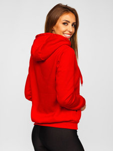 Bolf Damen Kapuzenpullover Rot  W03B