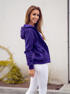 Bolf Damen Kapuzenpullover Violett  W03B