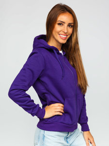 Bolf Damen Kapuzenpullover Violett  W03B