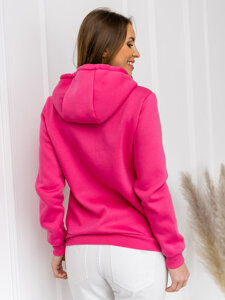 Bolf Damen Kapzenpullover Fuchsia W03BA