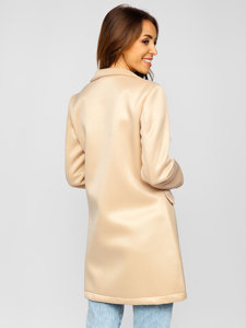 Bolf Damen Kurz Mantel Beige  20672