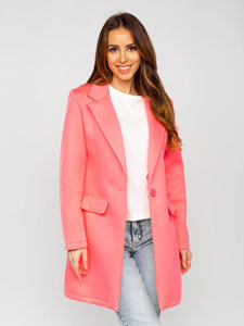 Bolf Damen Kurz Mantel Rosa  20672