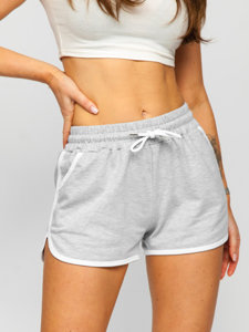 Bolf Damen Kurze Sporthose Shorts Grau 8K208