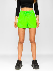 Bolf Damen Kurze Sporthose Shorts Grün-Neon  H60A