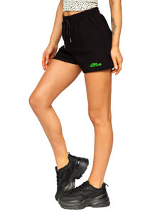 Bolf Damen Kurze Sporthose Shorts Schwarz  HA22