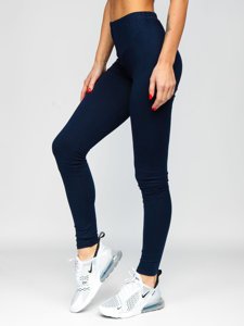 Bolf Damen Leggings Dunkelblau  YW01050