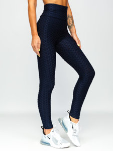 Bolf Damen Leggings Dunkelblau  YW88024