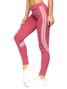 Bolf Damen Leggings Dunkelrosa W7155