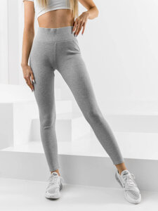 Bolf Damen Leggings Grau  10328