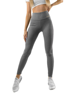 Bolf Damen Leggings Grau 10376