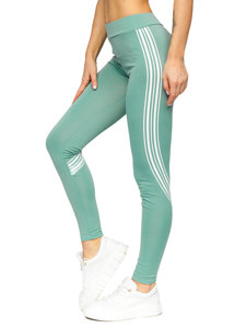 Bolf Damen Leggings Grün W7155