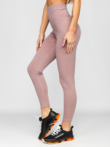 Bolf Damen Leggings Hell Violett  HH040