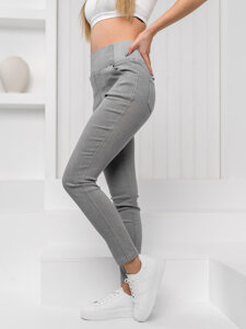 Bolf Damen Leggings Jeggings Grau  S111