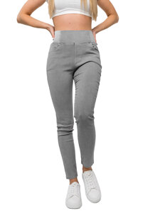 Bolf Damen Leggings Jeggings Grau  S111