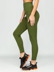 Bolf Damen Leggings Khaki  HH040