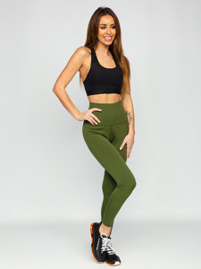 Bolf Damen Leggings Khaki  HH040