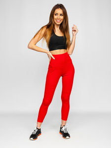 Bolf Damen Leggings Rot  HH040