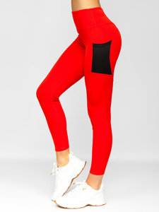 Bolf Damen Leggings Rot  XL009