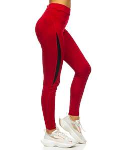 Bolf Damen Leggings Rot  Z001