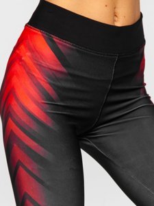 Bolf Damen Leggings Schwarz  20702