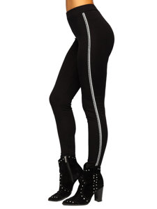 Bolf Damen Leggings Schwarz  W6911