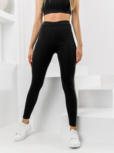 Bolf Damen Leggings Schwarz  W6997A1