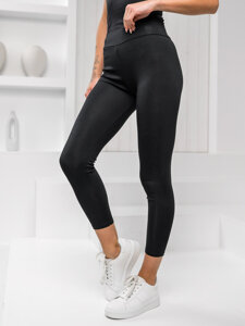 Bolf Damen Leggings Schwarz YW01001-A