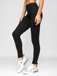 Bolf Damen Leggings Schwarz  YW01050