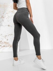 Bolf Damen Leggings Schwarzgrau  W5221