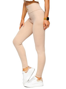 Bolf Damen Leggins Beige 021A