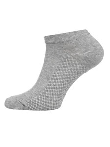 Bolf Damen Socken Füsslinge Grau  VQ100-5P 5 PACK