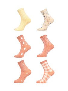 Bolf Damen Socken  Mehrfarbig   M7-6P-2 6 PACK