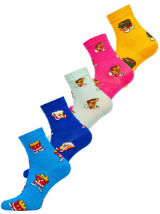 Bolf Damen Socken Mehrfarbig  WQ7625-5P 5 PACK