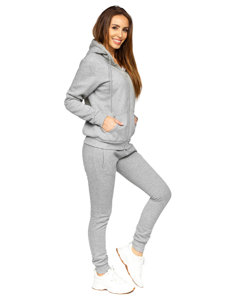 Bolf Damen Sport Set Zweiteiler Grau  0003