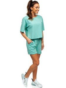 Bolf Damen Sportanzug Mintgrün  6256