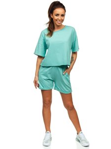 Bolf Damen Sportanzug Mintgrün  6256