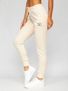 Bolf Damen Sporthose Beige  F23350