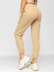 Bolf Damen Sporthose Beige  YW01020B