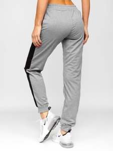 Bolf Damen Sporthose mit Motiv Grau  HW2035