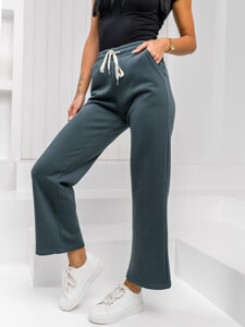 Bolf Damen Sporthose wide leg Grün  W5213