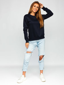 Bolf Damen Sweatshirt Dunkelblau  W01A