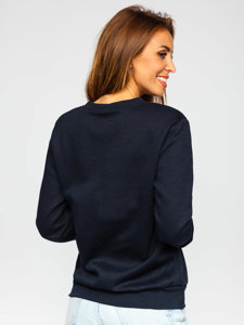 Bolf Damen Sweatshirt Dunkelblau  W01A