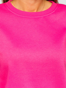 Bolf Damen Sweatshirt Fuchsia  W01A