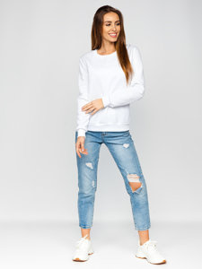 Bolf Damen Sweatshirt Weiß  W01A