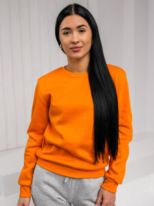 Bolf Damen Sweatshirt ohne Kapuze Orange  W01A1