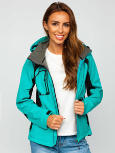 Bolf Damen Übergangsjacke Sofsthelljacke Mintgrün  9055